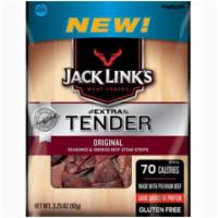 Jack Link's Extra Tender Original Beef Steak Strips 3.25 oz · A tender take Jack Links Original Beef Jerky. Amps up the umami flavor while delivering a mo...