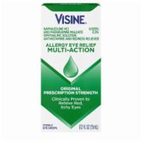 Visine Allergy Relief Eye Drops .5oz · Does allergy season have you looking like a scene from The Walking Dead? Use Visine-A for te...