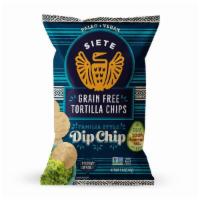 Siete Dip Chips (5 Oz) · Ever broken your chip in a dip before? Yeah, it’s kind of guac-ward. These grain free tortil...
