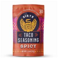 Siete Spicy Taco Seasoning (1.3 Oz) · Coming in hot to taco night with a Spicy Taco Seasoning packet that brings the flavorand the...