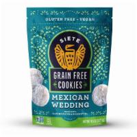 Siete Mexican Wedding Cookie (4.5 Oz) · Our Abuela Approved Grain Free Mexican Wedding Cookies are made from a blend of almond flour...