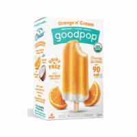 Goodpop Orange N' Cream Popsicle (2.5 Oz X 4-pack) · Orange n’ Cream is a mouthwatering combination of Organic orange juice and coconut cream. It...