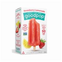 Goodpop Strawberry Lemonade Popsicle (2.5 Oz X 4-pack) · Made of real fruit and straightforward ingredients Strawberry Lemonade is a refreshing, brig...
