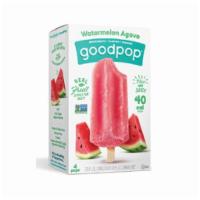 Goodpop Watermelon Agave Pospsicle (2.5 Oz Each X 4-pack) · A classic bursting with delicious, peak season, juiced watermelon and blended with Fair Trad...