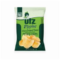 Utz Potato Chips Sour Cream & Onion 2.75oz · Crunchy chips made from real potatoes bursting with green onion and sour cream flavor.