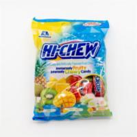 HI CHEW Fruit Chews Tropical 3.53oz · Smooth, chewy candies in tropical fruit flavors. Includes kiwi, mango, and pineapple.