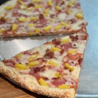 18” Large Hawaiian Pizza · Ham, pineapple, bacon 