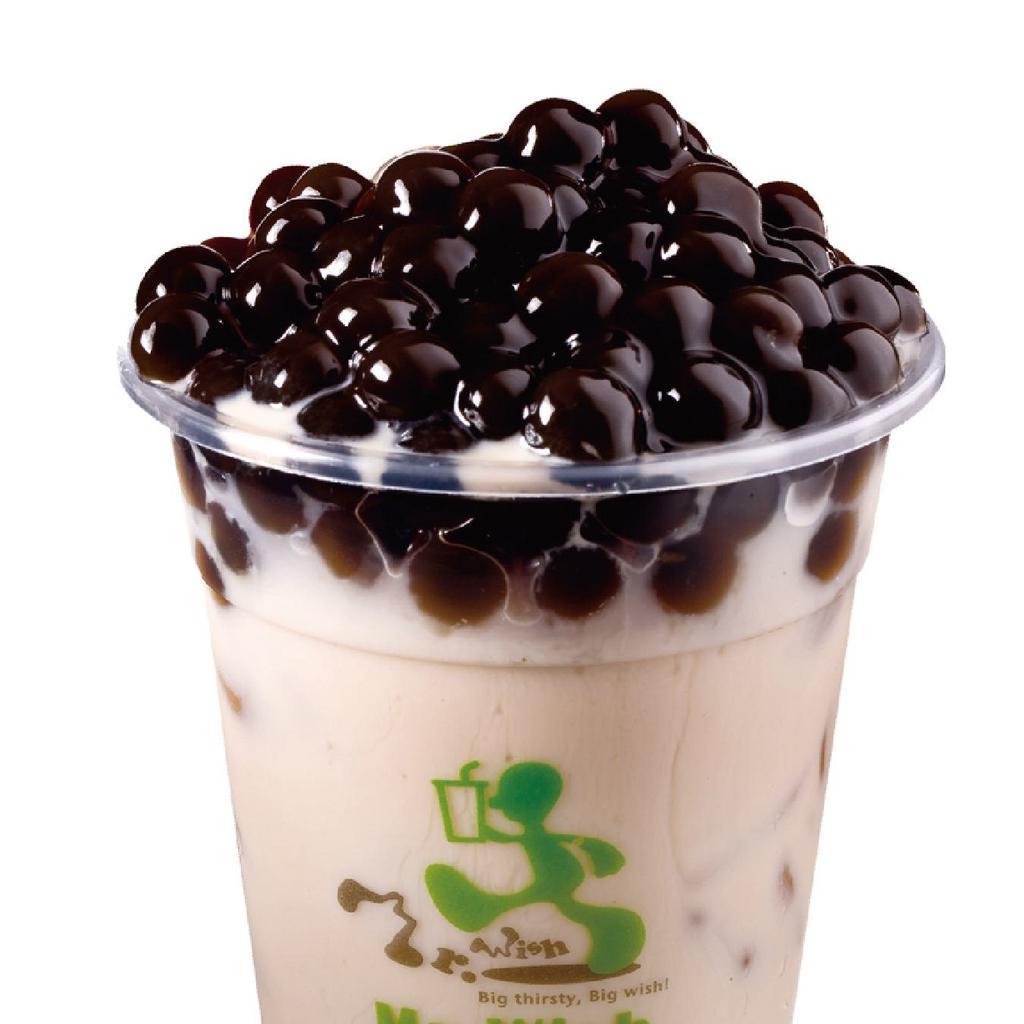 Hot Pearl Milk Tea · Add toppings for an additional charge.