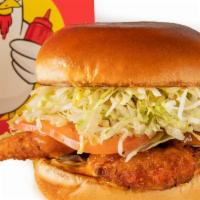 The Chicken Guy! Classic · Crispy, all-natural chicken breast, Chicken Guy! Signature seasoning, special sauce, LTOP, g...