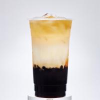 Brown Sugar Pearl Oolong Tea Latte · 