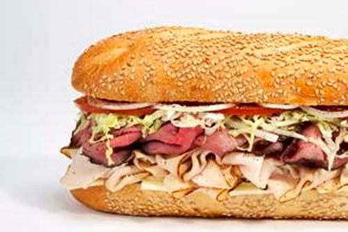 Audie · Golden Roasted Turkey Breast, Oven Roasted Beef & American Cheese.