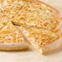 Tuscan 6 Cheese Pizza · Blend of Parmesan, Romano, Asiago, fontina, provolone, and mozzarella cheeses.