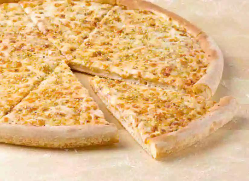 Tuscan 6 Cheese Pizza · Blend of Parmesan, Romano, Asiago, fontina, provolone, and mozzarella cheeses.