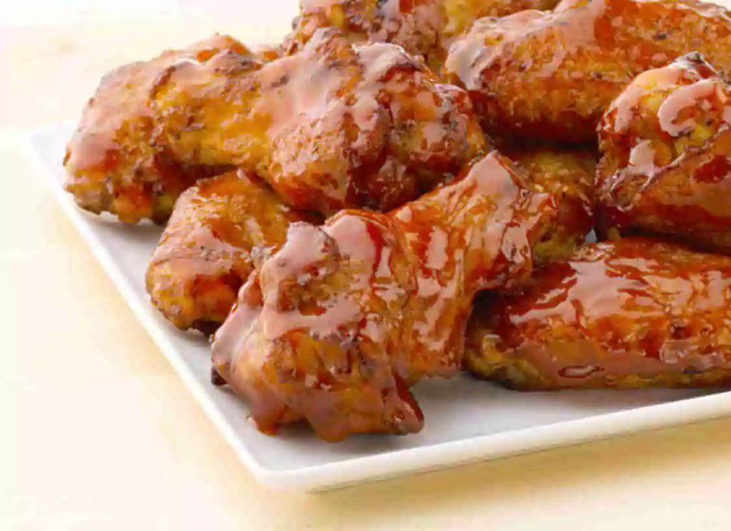 BBQ Wings · Served with choice of dipping sauce.