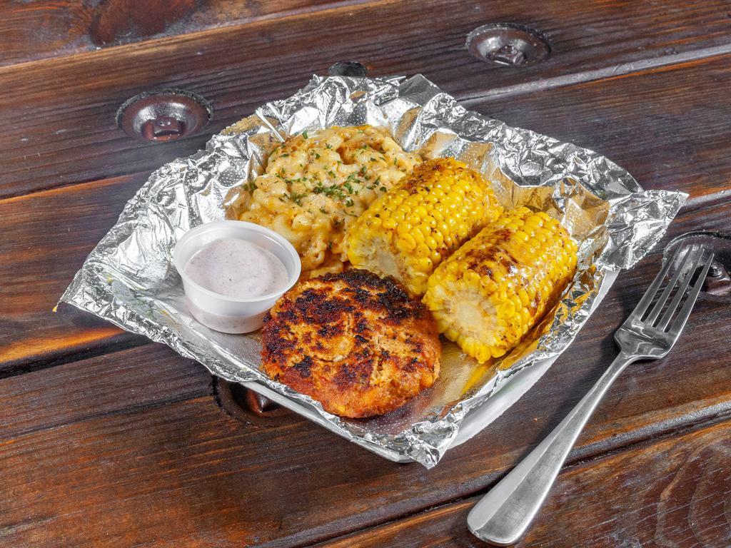 Grilled Salmon Platter · Atlantic fresh salmon grilled in butter garlic sauce with choice of 2 sides.