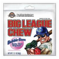 Big League Chew Bubble Gum Outta Here Original 2.12oz · Shredded bubble gum in a stay-fresh pouch that keeps the juicy flavor locked inside. A fan f...