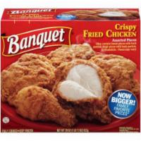 Banquet Original Fried Chicken 29oz · You miss 100% of the chicken you don't eat. Don’t pass up Banquet's crispy crunchy original ...