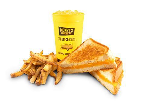 Kids Grilled Cheese Meal · Buttery Texas Toast with sliced cheddar cheese