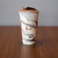 Camo Cookie Monster · Creamy oreo shake with signature Camo Brulee & crushed oreo.
Size : 20OZ