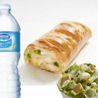 Stromboli, a Caesar Salad and a Bottle of Water  Combo  · 