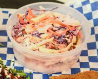 Tangy Cole Slaw · Crispy, freshly shredded red & green cabbages with carrots, fennel, sweet apples with a tang...