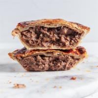 Baked Brisket & Ground Beef Pie · As Aussie as you can get – Premium beef brisket slow-cooked with red wine, herbs and vegetab...