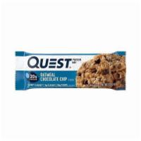 Quest Oatmeal Chocolate Chip 2.12oz · This craveable oatmeal cookie flavor packs chunks of chocolate flavor, cinnamon and gluten f...