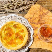 Quiche · Choose from Leek with Apricot Jam, Mushrooms with Olives, and Parmesan