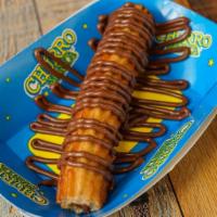 BigMania · Churros filled and glazed with your filling of preference.
