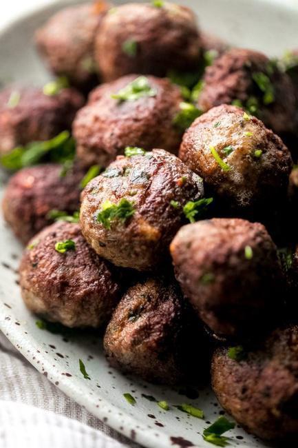 Keftedes · Home made Cyprian Greek meat balls.
