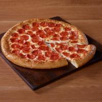 Original Pan Pepperoni Pizza · You literally can't go wrong with pepperoni and mozzarella cheese. Classic for a reason.