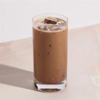 Iced Mocha · Espresso blended with chocolate & milk over ice.