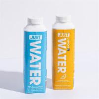 Just Water ·  JUST is 100% mountain-sourced spring water from a watershed replenished by rain and snow.