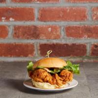 Southern Style Chicken Sandwich  · Cajun seasoning fried chicken with lettuce and spicy ranch sauce