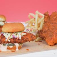 Nash’s 1 Sandwich + 1 Tender Combo   · Nash’s famous slider sandwich made with a jumbo, buttermilk herb marinated, double hand-brea...