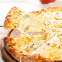 White and Ricotta Pizza · With mozzarella and ricotta cheeses. 