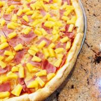 Ham and Pineapple  Pizza · 