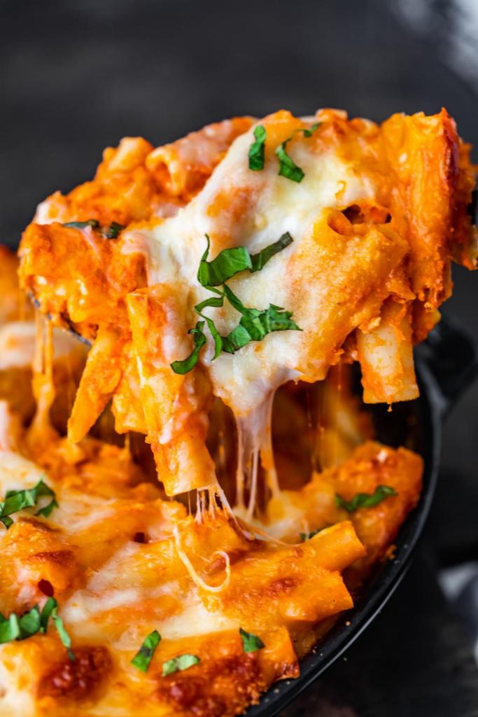 Baked Ziti · Baked ziti is a casserole dish made with ziti pasta and sauce characteristic of Italian-American cuisine.