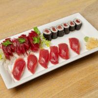 Tuna Lover · Tuna roll, 9 tuna sashimi & 6 tuna sushi