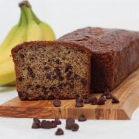 Chocolate Chip Banana Bread · The softness of fresh banana paired with deep rich chocolate chips. Full large loaf ready to...