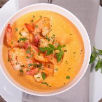 Large Shrimp Soup · Large. Sopa camarones. Seafood soup.