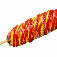 Classic Dog · Combination of sweet and savory taste. The classic Korean style corndog. You may add sugar.