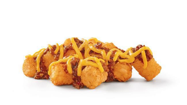Tots with Chili & Cheese · We recommend tots, they travel better