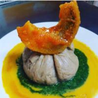 Gbegiri · Served with pounded yam, eba or amala with mixed soup.