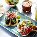 Tacos Veganos - Vegan · These authentic street tacos consist of a vegetable medley with poblano peppers, potato, bab...