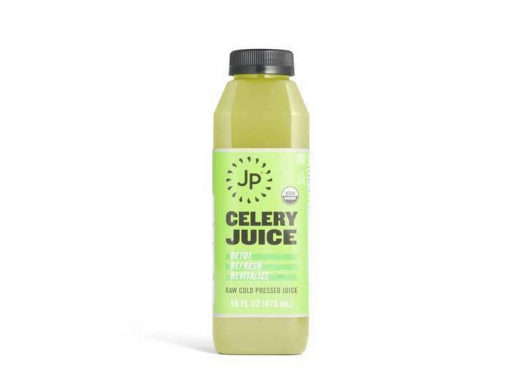 Celery Juice (16 oz) · Detoxifying celery juice is rich in electrolytes and nutrients that hydrate and restore your body and reset your system! Certified organic.