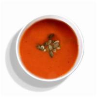 Tomato Soup Bowl (16 oz) · Served hot. Tomato, beet, cashew, rolled oats, nutritional yeast, tamari, coconut sugar, low...