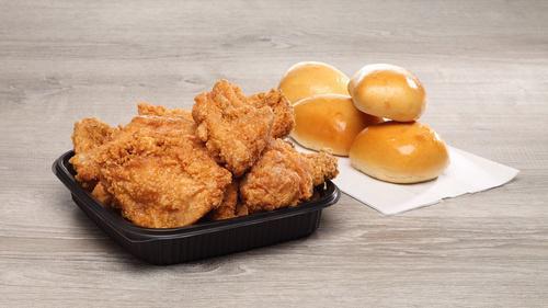 THE 8 PIECE WHOLE BIRD BOX · THE 8 PIECE WHOLE BIRD BOX– (w/ ROLLS or BISCUITS). Two breasts, two legs, two thighs and two wings served with your choice of four famous yeast rolls OR four biscuits.