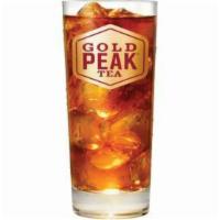 Gold Peak® Sweet Tea · Half gallon serves 4-6, gallon serves 8-10.