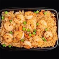 Shrimp Fried Rice · Stir rice with shrimp on the Teppan